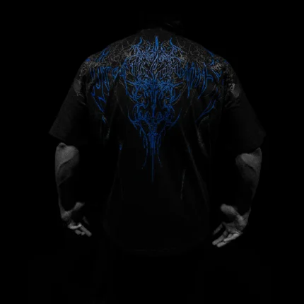 Breathedivinity Forgotten Soul Oversized T Shirt MOONLIGHT BLUE 3.webp